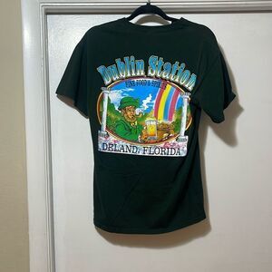 Dublin Station fine food & spirits Deland, Florida T-shirt size medium